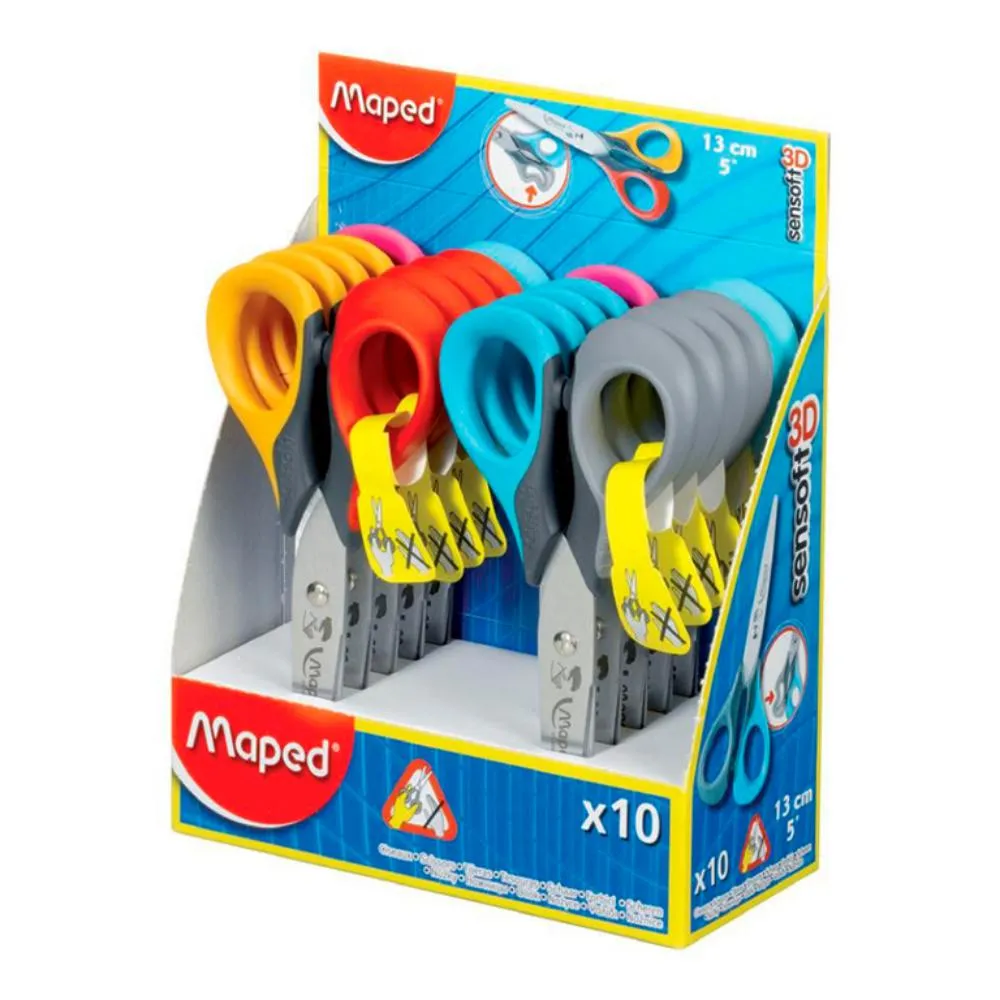 [649140] TIJERA SENSOFT MAPED 13CM ZURDOS COLORES SURTIDOS.webp