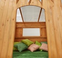 CASITA SENSORIAL CON TECHO Y VENTANAS TRANSPARENTES
