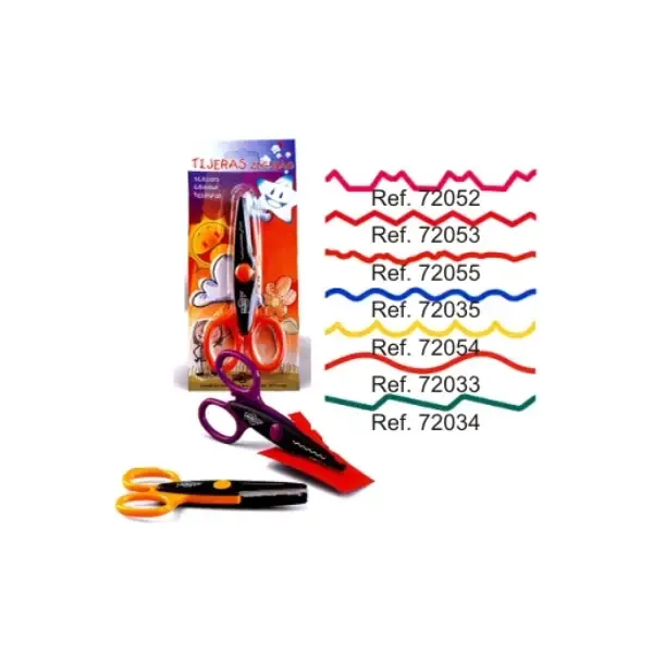 TIJERA ESCOLAR ZIG-ZAG Pack 7u faibo 2.webp