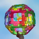 CONSTRUCCIÓN GIGANTE POLYDRON TRASLÚCIDO 60 Piezas 4.webp