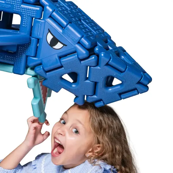 CONSTRUCCIÓN GIGANTE POLYDRON RECICLADA ANIMALES MARINOS 66 Piezas 3.webp