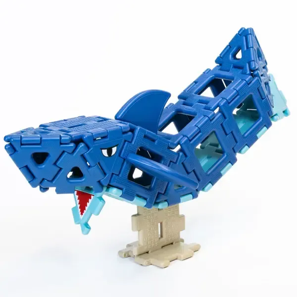 CONSTRUCCIÓN GIGANTE POLYDRON RECICLADA ANIMALES MARINOS 66 Piezas 2.webp