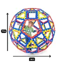 CONSTRUCCIÓN XL POLYDRON RECICLADA CÚPULA GEODÉSICA 62  Piezas 4.webp