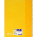 BLOC ESPIRAL A4+ OXFORD CUADRO 5x5 BOOK 1 TAPA EXTRADURA AMARILLO
