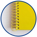 BLOC ESPIRAL A4+ OXFORD CUADRO 5x5 BOOK 1 TAPA EXTRADURA AMARILLO