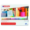 ROTULADOR EDDING 1200 SURTIDO 20u CAJA METAL