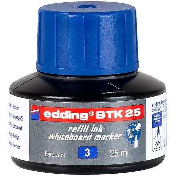 RECARGA TINTA EDDING BTK25 PIZARRA AZUL