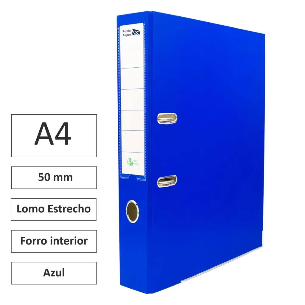 [180750] ARCHIVADOR RADO A4 LOMO ESTRECHO 50mm AZUL