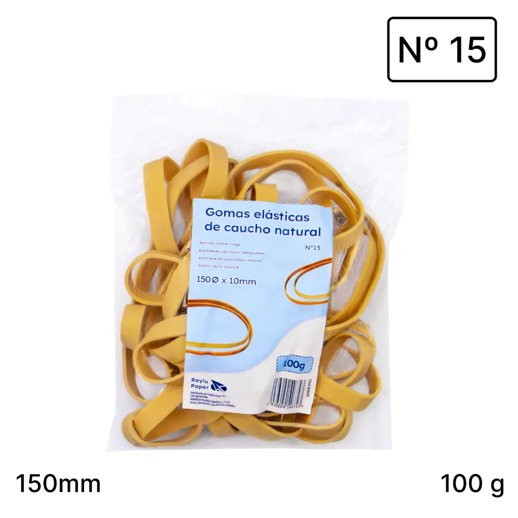 [040605] GOMAS ELÁSTICAS Ø150x10mm BOLSA 100gr