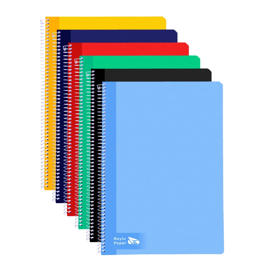[002951] BLOC ESPIRAL A5 80h 70gr PAUTA 2,5 TAPA DURA SURTIDO Pack 6