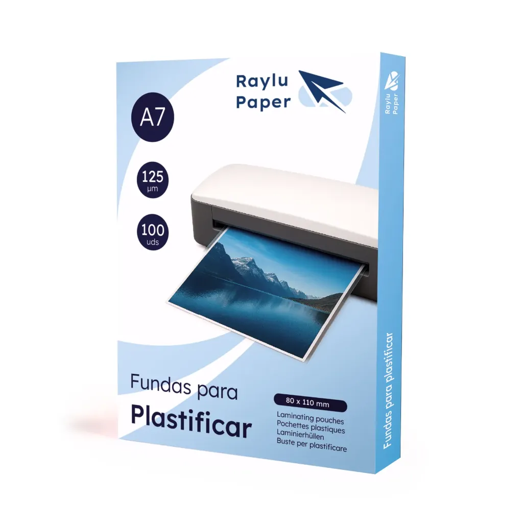 [220199] FUNDAS DE PLASTIFICAR 70x110 DNI RAYLU 125 MICRAS 100u