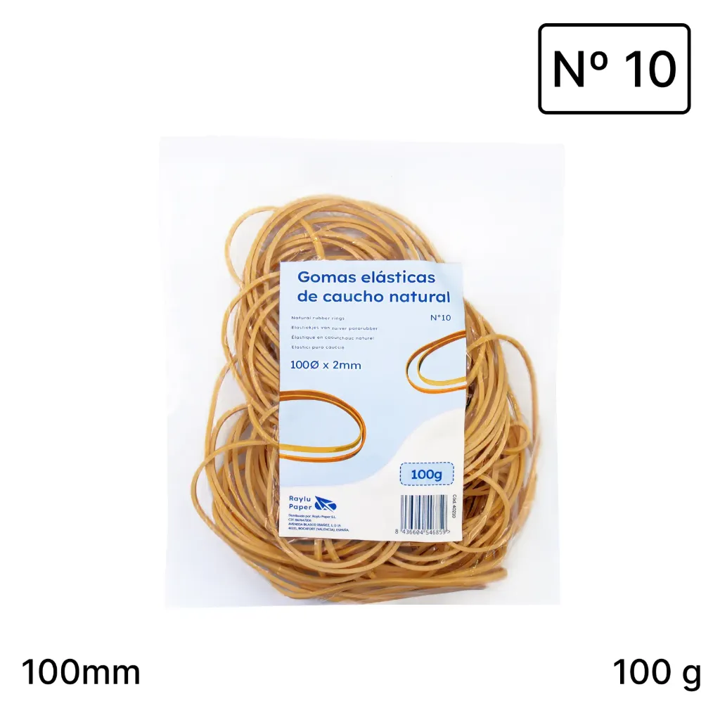 [040210] GOMAS ELÁSTICAS Ø100x2mm BOLSA 100gr