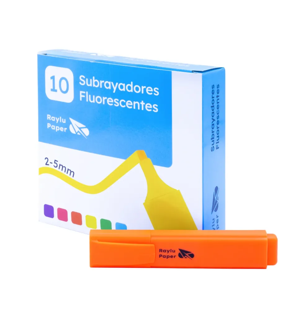 MARCADOR FLUORESCENTE RAYLIGHT NEÓN NARANJA