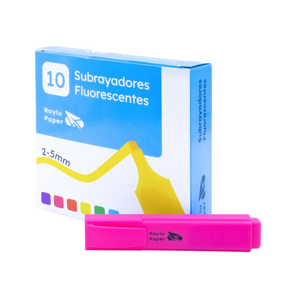 MARCADOR FLUORESCENTE RAYLIGHT NEÓN ROSA