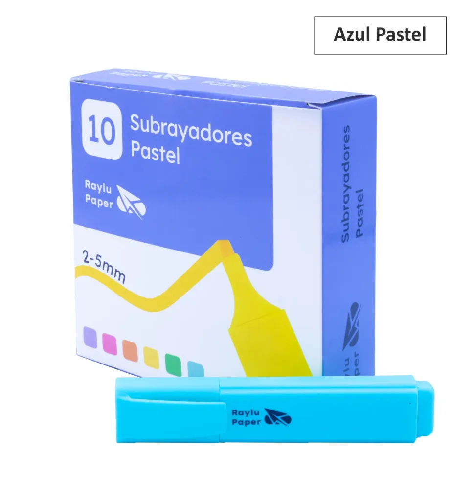 [081541] MARCADOR FLUORESCENTE RAYLIGHT PASTEL AZUL