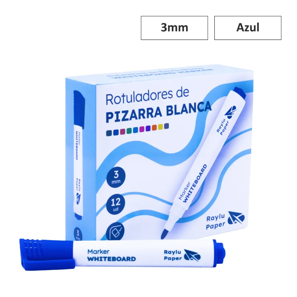 [081441] ROTULADOR DE PIZARRA BLANCA FLOW AZUL