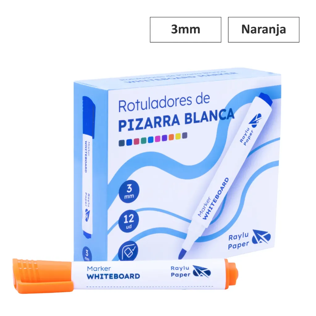 [704351] ROTULADOR DE PIZARRA BLANCA FLOW NARANJA