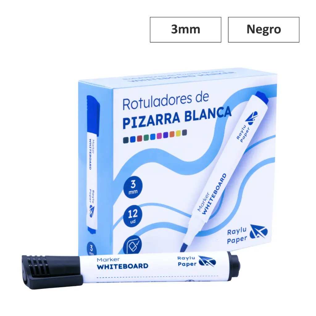 [081440] ROTULADOR DE PIZARRA BLANCA FLOW NEGRO