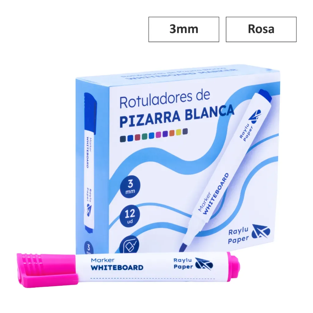 ROTULADOR DE PIZARRA BLANCA FLOW ROSA