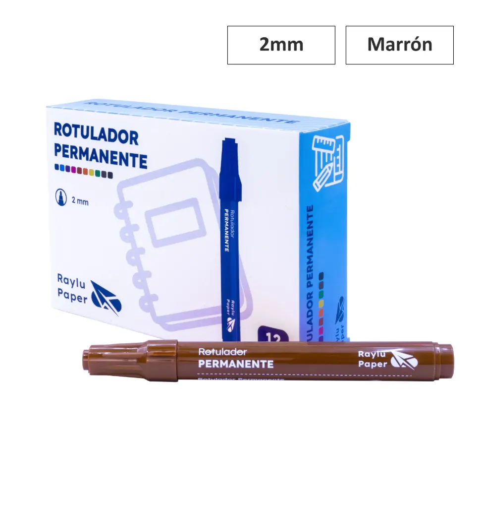[081384] ROTULADOR PERMANENTE ULTRAINK PUNTA GRUESA MARRÓN
