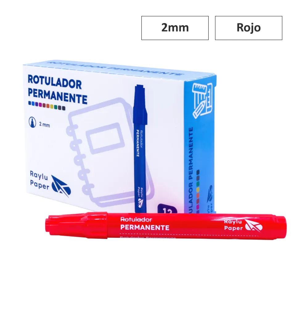 [080301] ROTULADOR PERMANENTE ULTRAINK PUNTA GRUESA ROJO