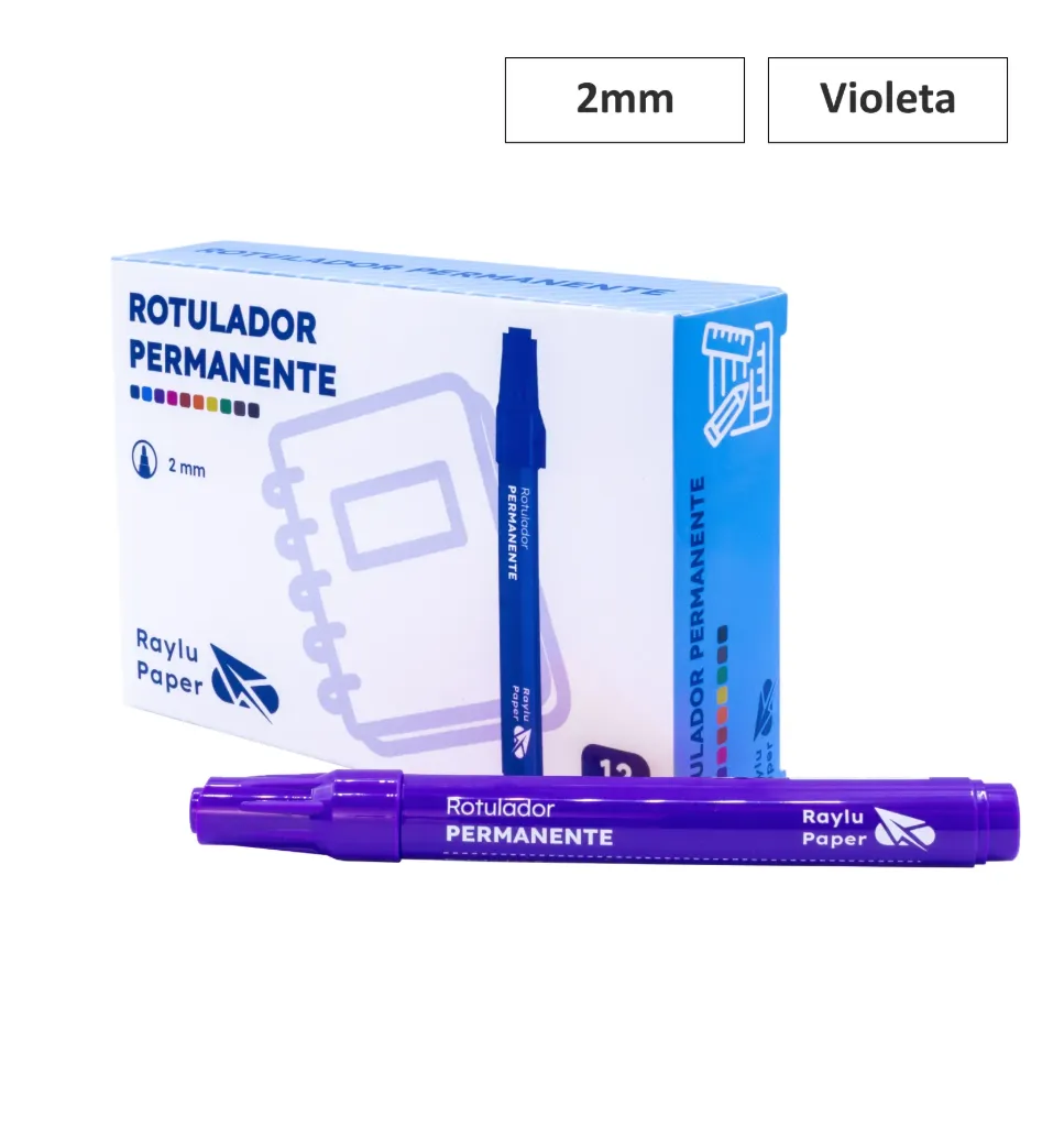 [081275] ROTULADOR PERMANENTE ULTRAINK PUNTA GRUESA VIOLETA