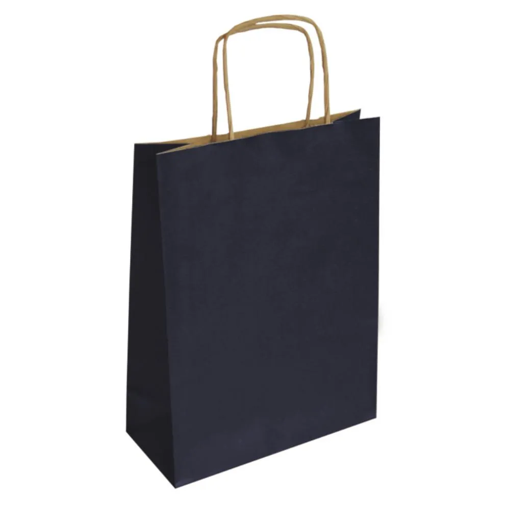 [029083] BOLSA PAPEL 25x10x32 AZUL MARINO