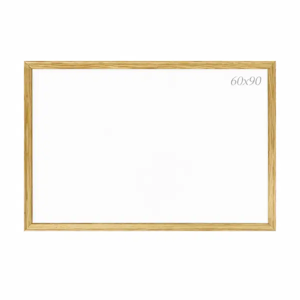 PIZARRA BLANCA MARCO MADERA ECO 60x90