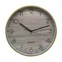 RELOJ OFICINA EFECTO MADERA 30cm