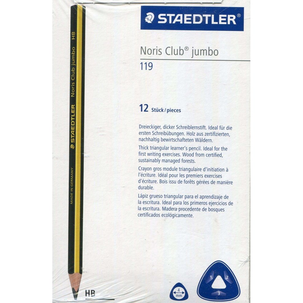 [080661] LÁPIZ GRAFITO STAEDTLER NORIS JUMBO 119
