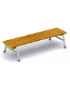 BANCO EXTERIOR 120cm APILABLE