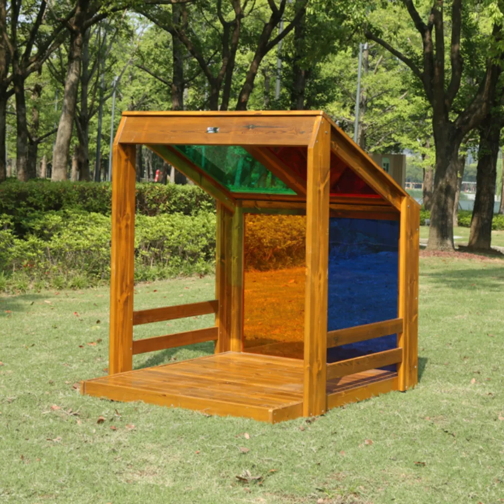 [DW10238] CASITA DE JUEGO CON VENTANAS DE COLORES