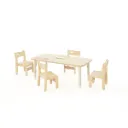MESA INFANTIL RECTANGULAR HPL REGULABLE TALLA 0-4