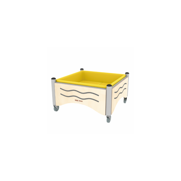 [DW10311] MESA SENSORIAL MÓVIL DE ARENA Y AGUA CUADRADA
