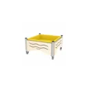 MESA SENSORIAL MÓVIL DE ARENA Y AGUA CUADRADA