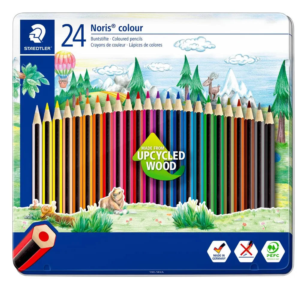 LÁPIZ NORIS COLOUR ECOLÓGICO 24 COLORES