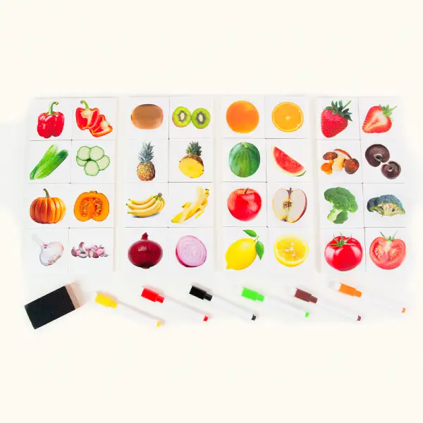 ASOCIACIÓN Y EMPAREJAMIENTO DE FRUTAS Y VERDURAS