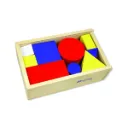 BLOQUES LÓGICOS MADERA 48 Piezas