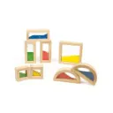 BLOQUES SENSORIALES DE MADERA CON ARENA NATURAL