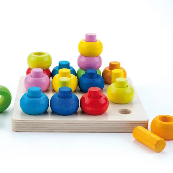 CUENTAS APILABLES DE MADERA - ENCAJE, COLORES Y COORDINACIÓN