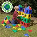 CONSTRUCCIÓN GIGANTE POLYDRON RECICLADA 80 Piezas
