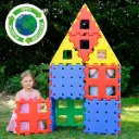 CONSTRUCCIÓN XL POLYDRON RECICLADA 24 Piezas