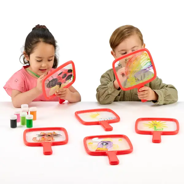 PALETAS TRANSPARENTES PARA DIBUJO Y EXPERIMENTACIÓN 6 UNIDADES