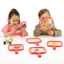 PALETAS TRANSPARENTES PARA DIBUJO Y EXPERIMENTACIÓN 6 UNIDADES