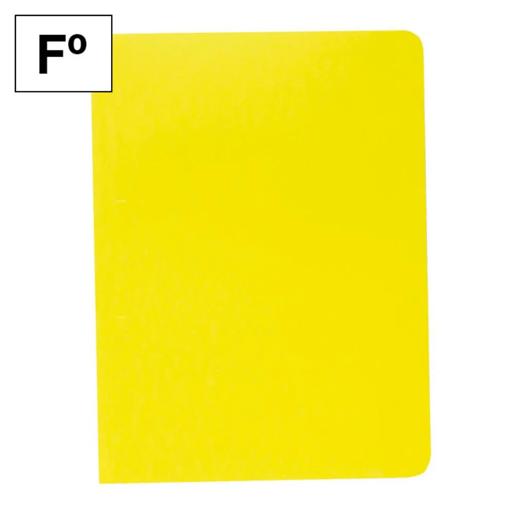 [180010] SUBCARPETA Folio AMARILLO 180gr 50u