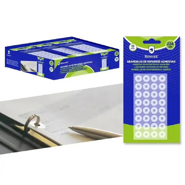 CAJA ARANDELA BLANCA ADHESIVA 200u
