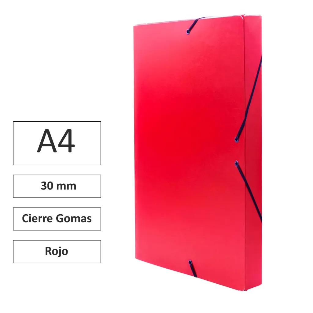 CARPETA PROYECTO CARTÓN 3cm ROJO