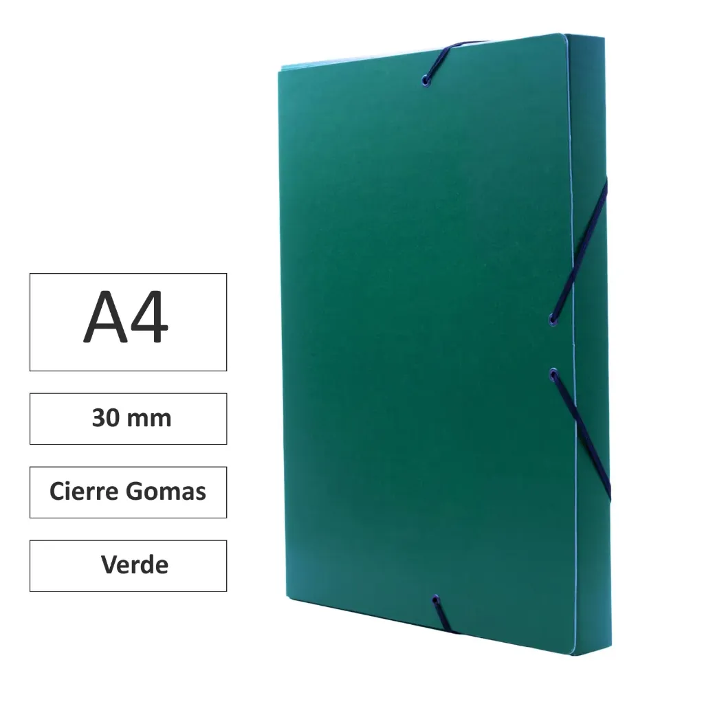 CARPETA PROYECTO CARTÓN 3cm VERDE