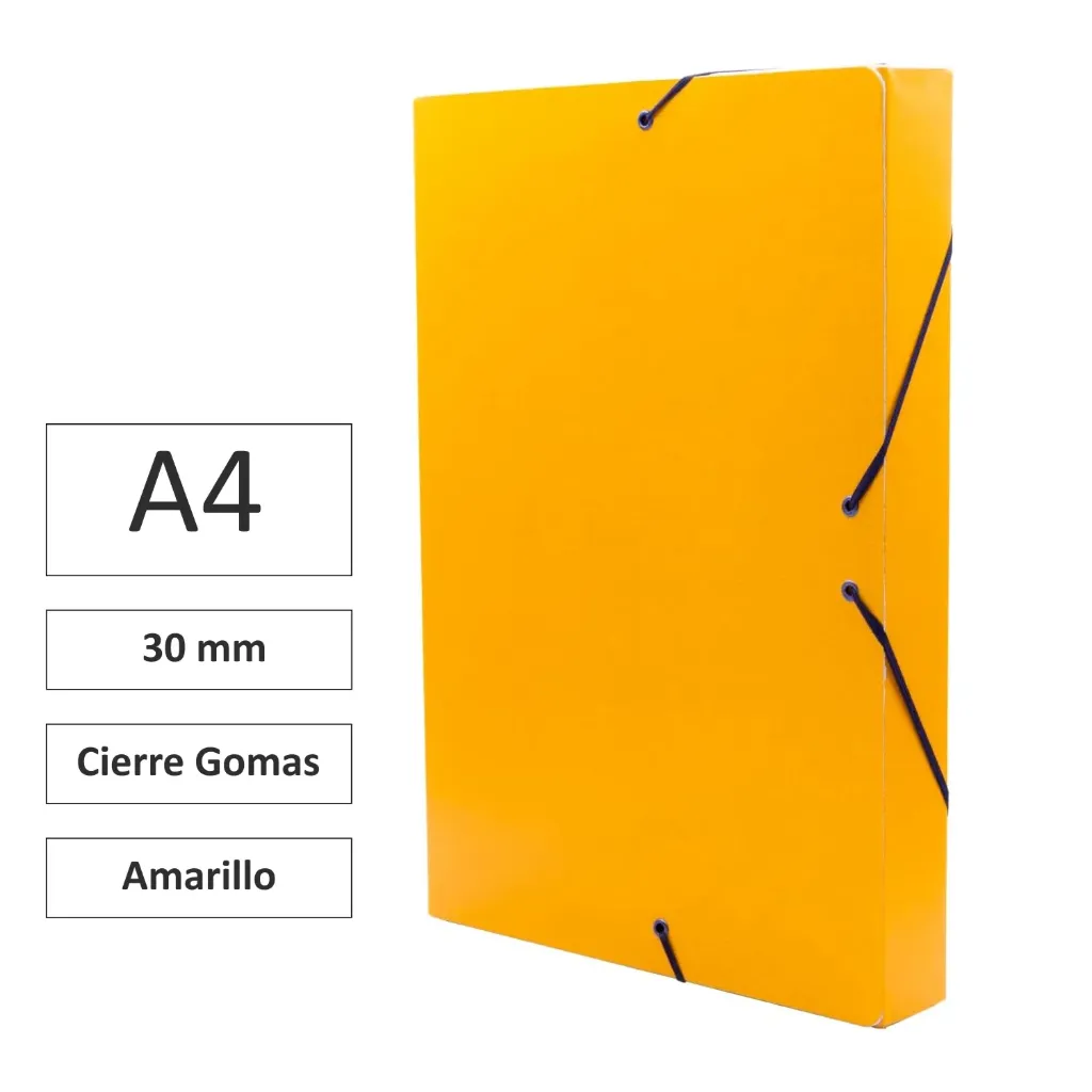 [180951] CARPETA PROYECTO CARTÓN 3cm AMARILLO