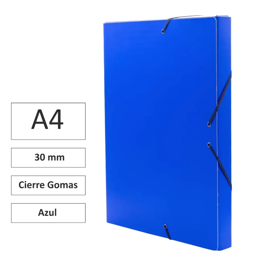 [180949] CARPETA PROYECTO CARTÓN 3cm AZUL